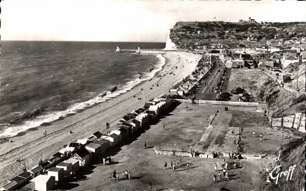 Fécamp — Allgemeiner Blick auf den Strand — Greff - Vorderseite