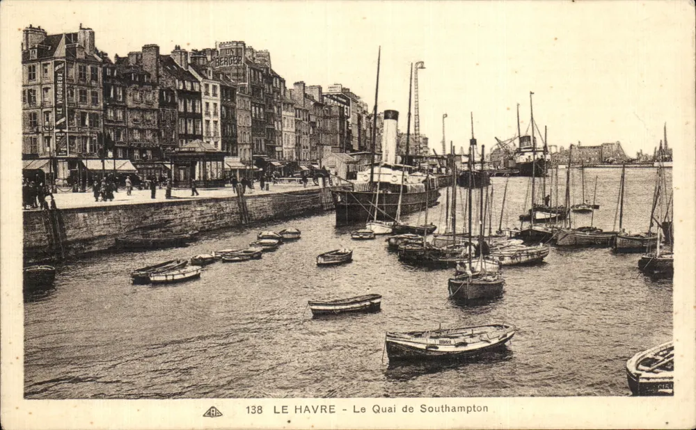 Le Havre — Quai de Southampton — Verlag Le Berger, Nr. 138 - Vorderseite