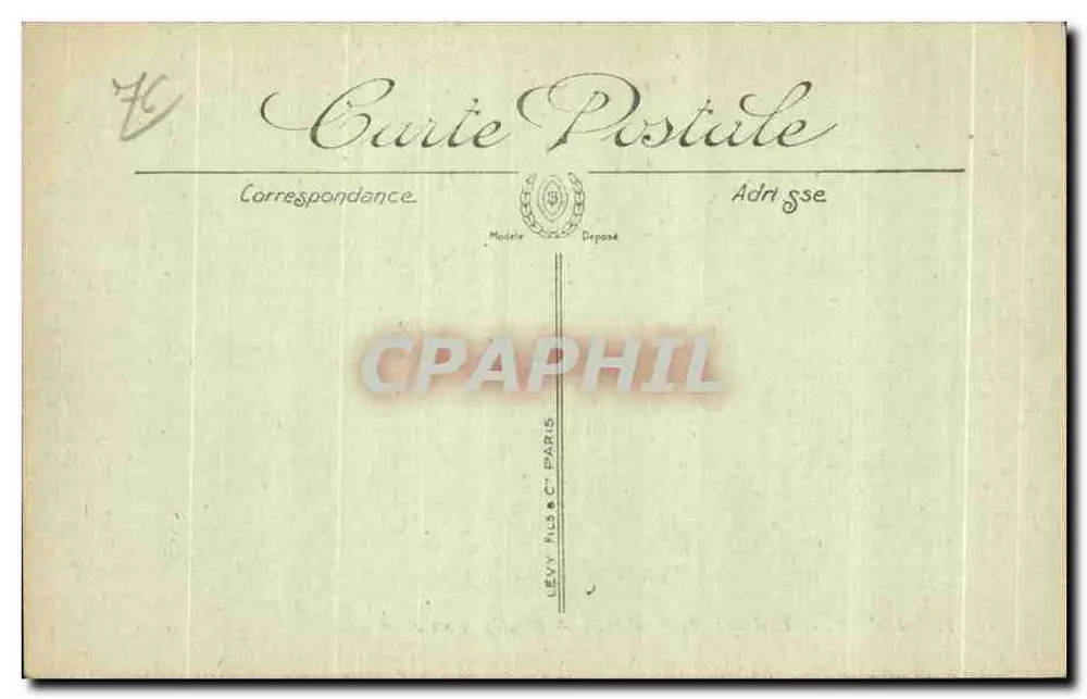 Rouen — Ansicht der Rue de la République — Verlag LL - Rückseite