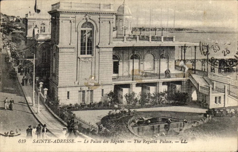 Sainte-Adresse — Le Palais des Régates — éditeur LL, n° 619 - Vorderseite