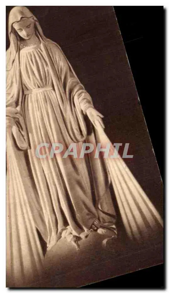 Estátua de Nossa Senhora da Medalha Milagrosa — S. Catherine Labouré — Les Filles de la Charité, Paris - Frente