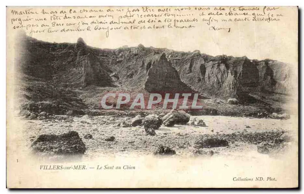 Villers-sur-Mer — Le Saut au Chien — Collections ND. Phot. - Vorderseite