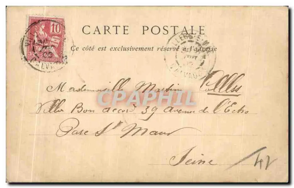 Villers-sur-Mer — Le Saut au Chien — Collections ND. Phot. - Rückseite