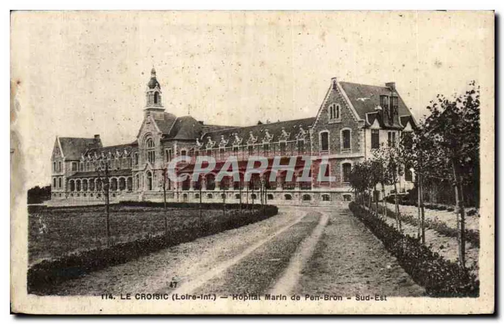 LE CROISIC (Loire-Inf.) — Marin Hospiz Pen-Bron — Südosten — F. Chapeau, Verlag - Vorderseite