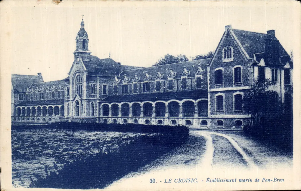 Le Croisic — Établissement marin de Pen-Bron — G. Artaud, Nantes - Frente