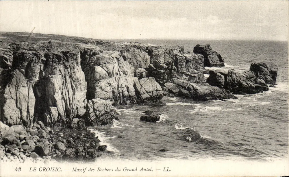 Le Croisic — Massif des Rochers du Grand Autel — LL - Vorderseite