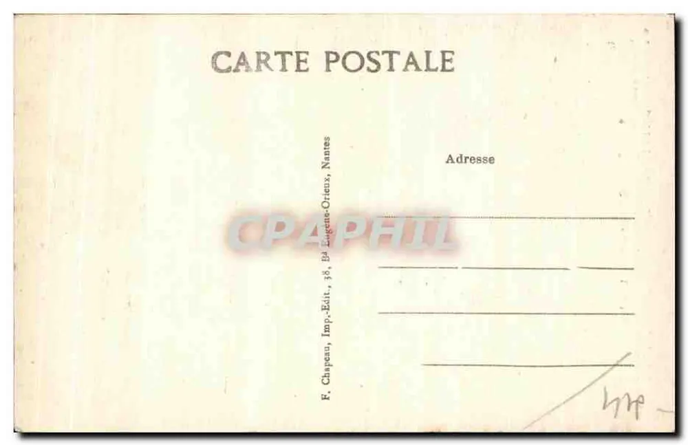 Le Croisic (Loire-Inf.) — A Igreja Notre-Dame-de-Pitié e sua torre - Verso