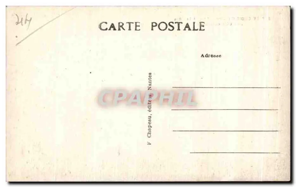 Le Croisic (Loire-Inf.) — Eine merkwürdige Kreatur an der Küste - Rückseite