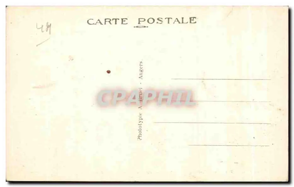 Le Croisic (Loire-Inf.) — Effekt von Wellen an der Grande Côte — A. B. - Rückseite