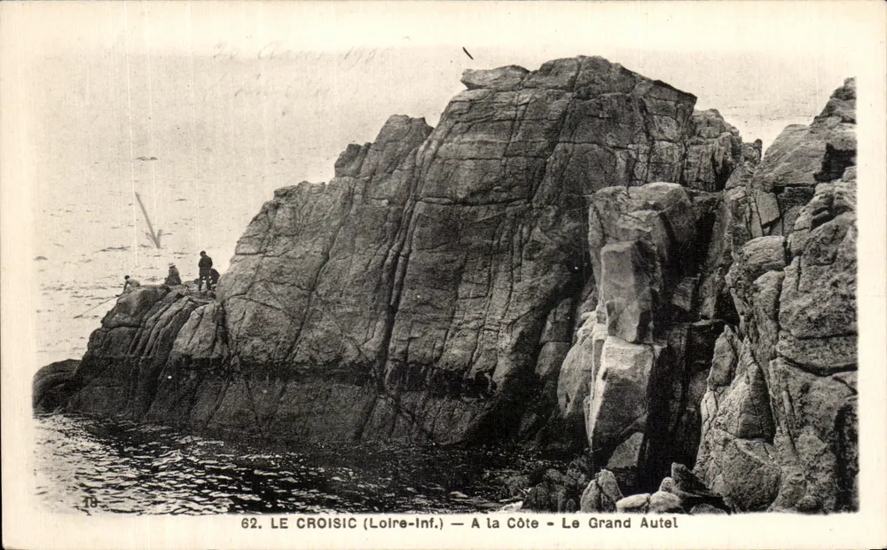 Le Croisic (Loire-Inf.) — An der Küste — Der Große Altar - Vorderseite