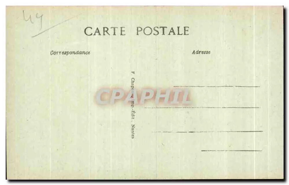 Le Pouliguen (Loire-Inf.) — Ansicht der Küste, die Pyramide — F. Chappeymp-Éditi. Nantes - Rückseite