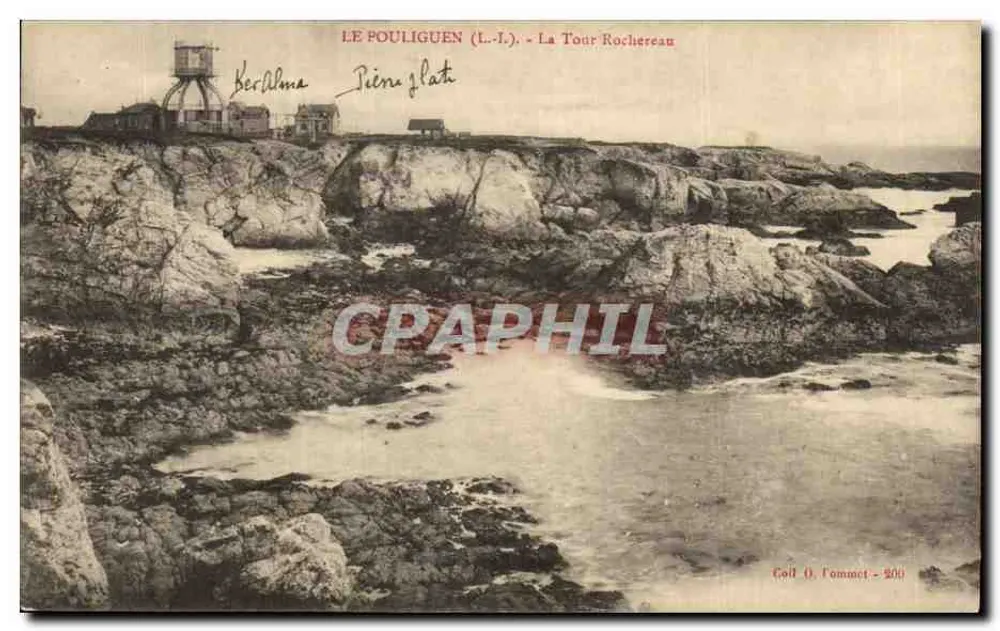 Le Pouliguen (L.-I.) — Die Rochereau-Turm — Verlag Coiff O. Fommet, Nr. 200 - Vorderseite