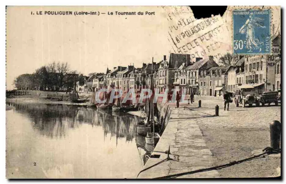 Le Pouliguen (Loire-Inf.) — Der Bogen des Hafens - Vorderseite