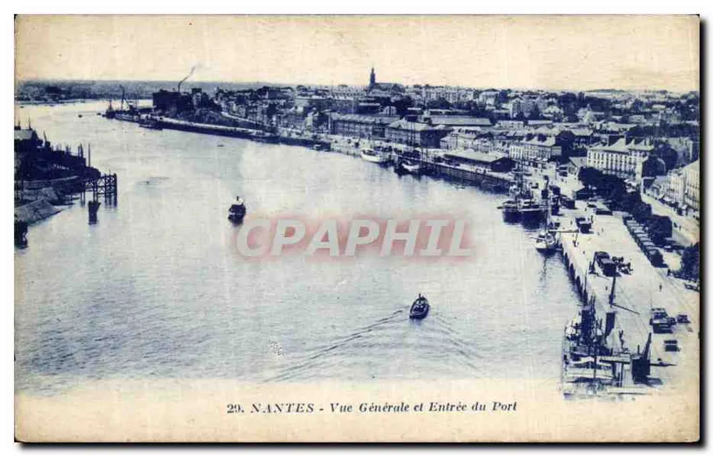 NANTES - Vista Geral e Entrada do Porto — n°29 - Frente