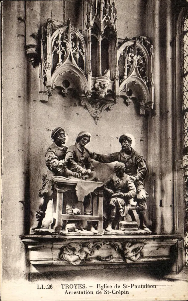 Troyes — Kirche St-Pantaléon — Verhaftung des St-Crépin - Vorderseite