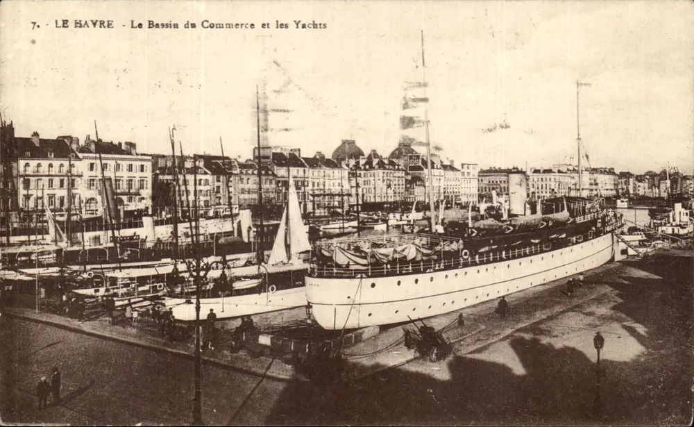 Le Havre - Der Handelskai und die Yachten — unbekannte Ausgabe - Vorderseite