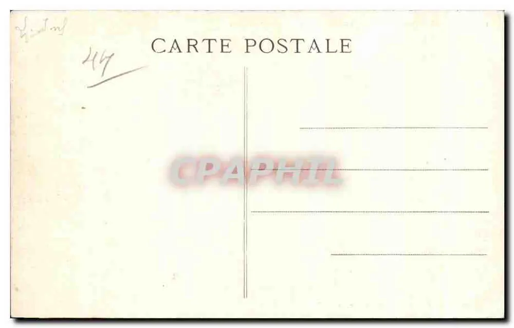 NANTES — Cour du Château — Le Grand Logis (15. Jahrhundert) — Collection P. Chapeau, Nantes — 13. Tausend - Rückseite