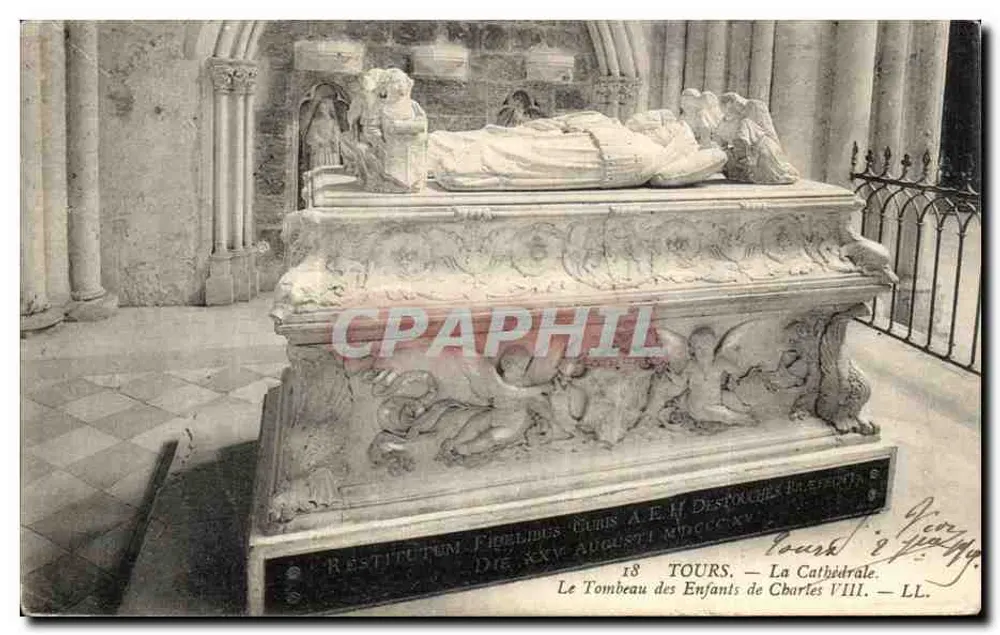Das Grab der Kinder von Karl VIII — Tours — Die Kathedrale — LL - Vorderseite