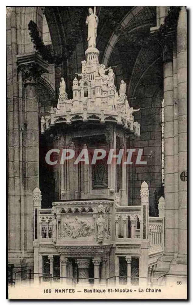NANTES — Basílica de São Nicolau — A Cátedra - Frente