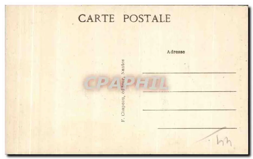 NANTES — Basílica de São Nicolau — A Cátedra - Verso