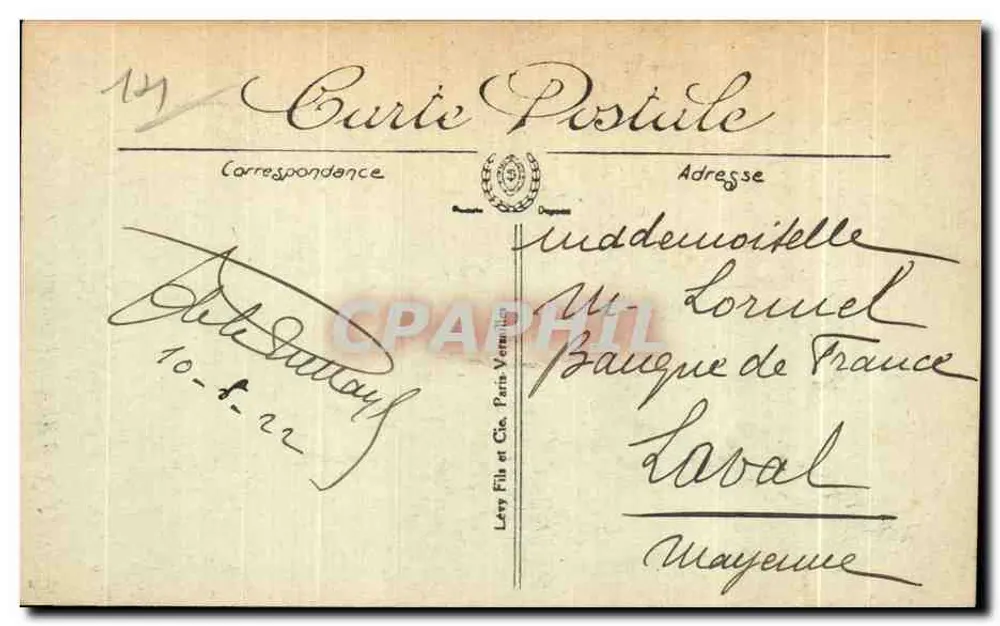 Luc-sur-Mer — La Chapelle — éditeur L. I. (n° 43) - Verso