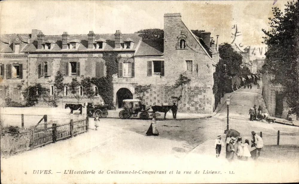 Dives — L'Hostellerie de Guillaume-le-Conquérant et la rue de Lisieux — LL - Vorderseite