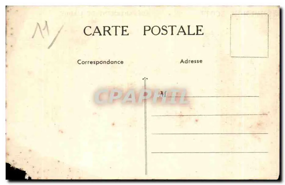 Departamento do Aude — Carcassonne — Editor Scott - Verso