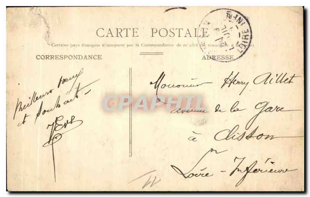 Carcassonne — Türme des Schlosses. Haupteingang — Sonderausgabe, Paris-Carcassonne, n°17 - Rückseite