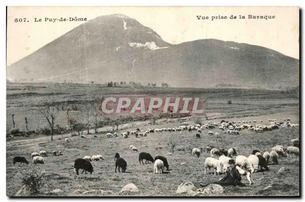 Le Puy-de-Dôme — Ansicht vom Baraque — Brondano, Paris - Vorderseite