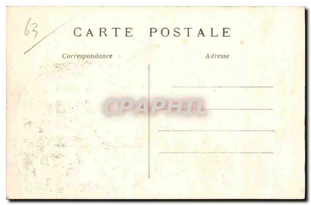 Clermont-Ferrand — Eingang zum Lecoq-Garten und die Pyramide — L'Hirondelle Paris - Rückseite