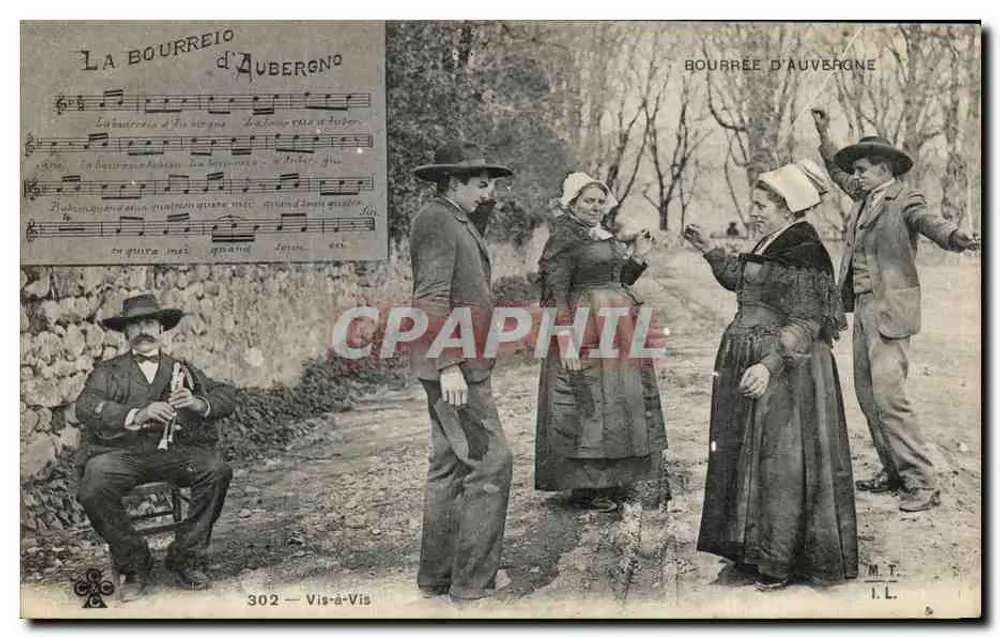 Bourrée d'Auvergne — cena de dança e música — Vis-à-Vis n°302 - Frente
