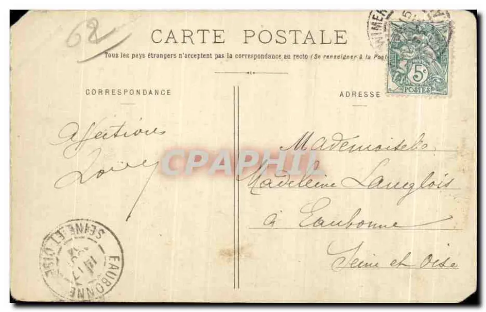 Boulogne-sur-Mer — Le Quai Gambetta — Verlag L. D., B., 74 - Rückseite