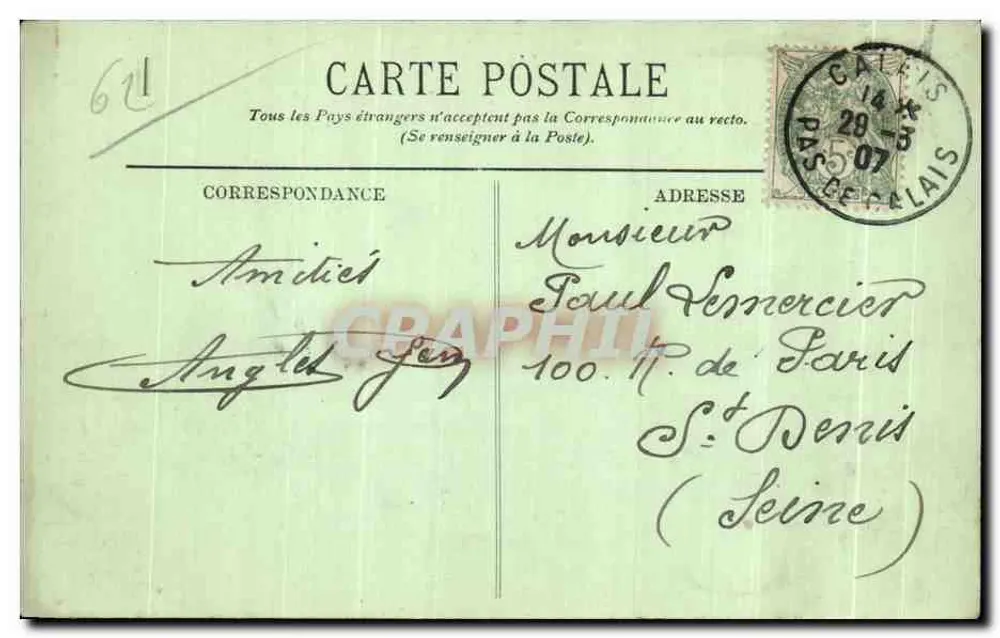 Calais — O Novo Teatro — LL. — N° 140 - Verso