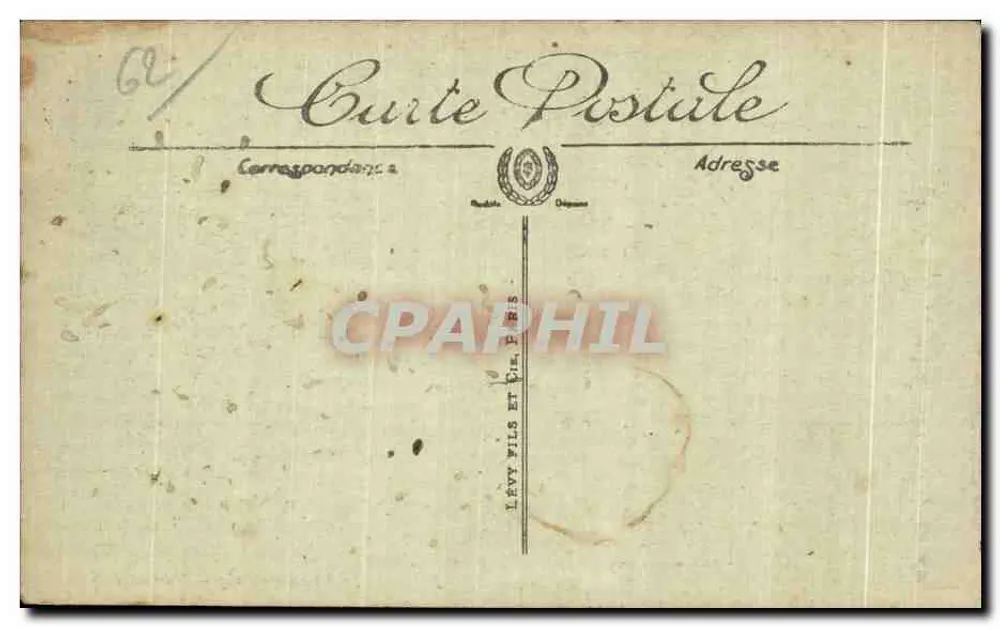 Calais — Denkmal für die Opfer des « Pluviose » — LL, n°51 - Rückseite
