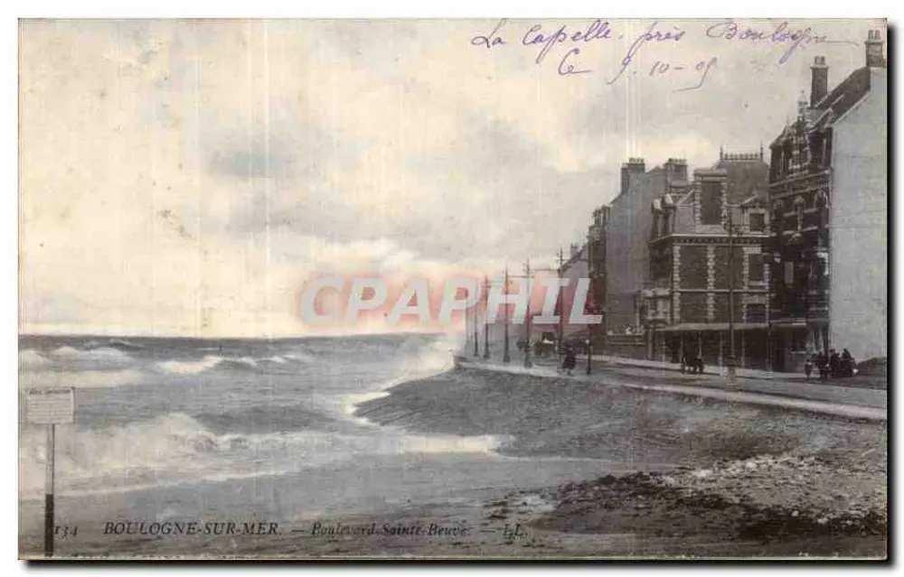 Boulogne-sur-Mer — Boulevard Sainte-Beuve — La Capelle, perto de Boulogne - Frente