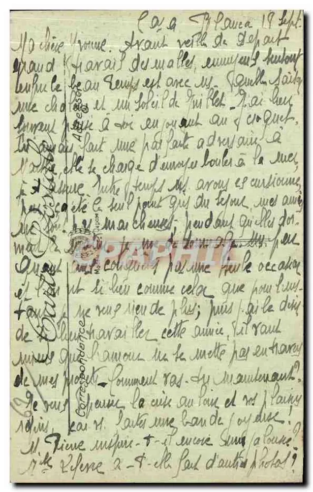 Boulogne-sur-Mer — Matelote in Carmagnole — LL. - Rückseite
