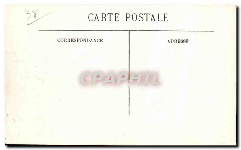 Grenoble — Blick auf La Lucée und die Kette der Alpen — Graphphil, n° 400 - Rückseite