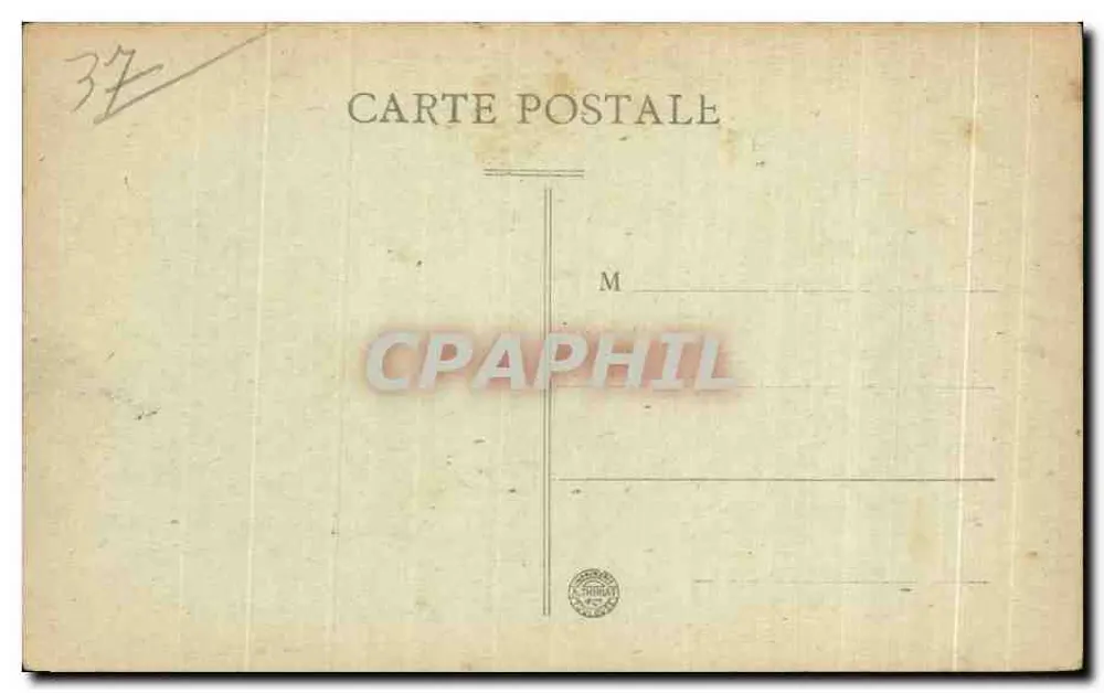 Grottes de Savonnières — Café des Grottes, Route de Villandry — Verleger unbekannt - Rückseite