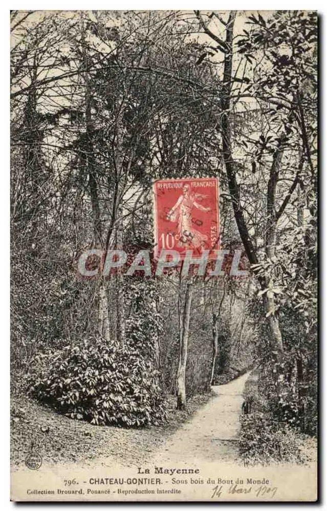 Château-Gontier — Waldweg am Ende der Welt — Sammlung Drouard - Vorderseite