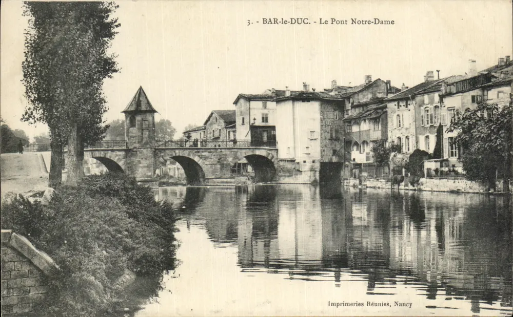 Bar-le-Duc - Most Notre-Dame — Imprimeries Réunies, Nancy, n°3 - Awers