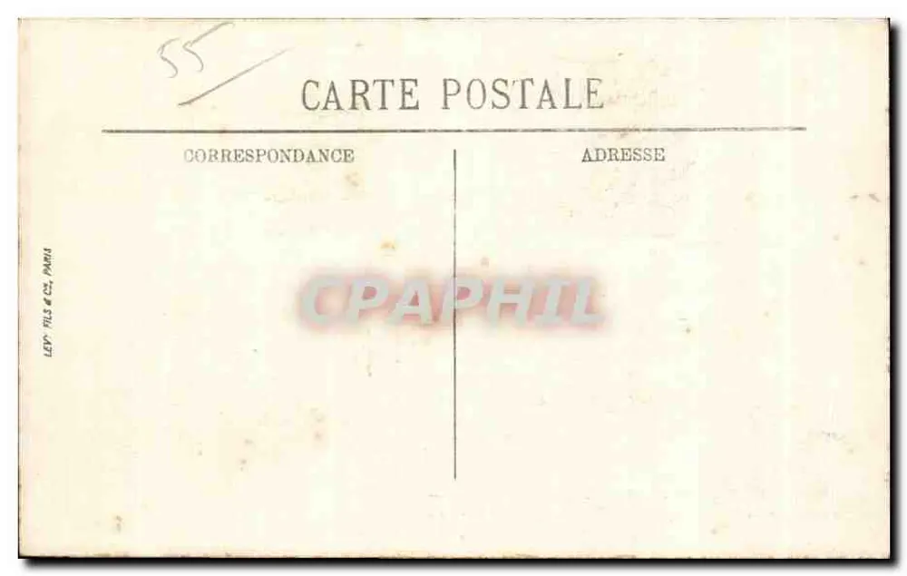 Pintheville — Maison Carrée — Krieg 1914-1915 — Viâé Faris n° 2282 - Rückseite