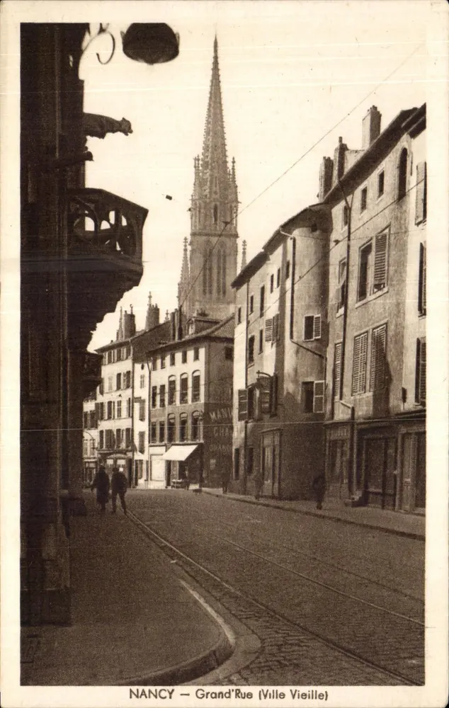 NANCY — Grand'Rue (Altstadt) — unbekannter Verleger, Seriennummer nicht sichtbar - Vorderseite