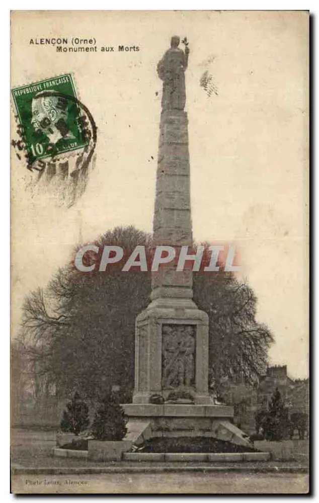 Alençon (Orne) — Denkmal für die Toten — Photo-Faure, Alençon - Vorderseite