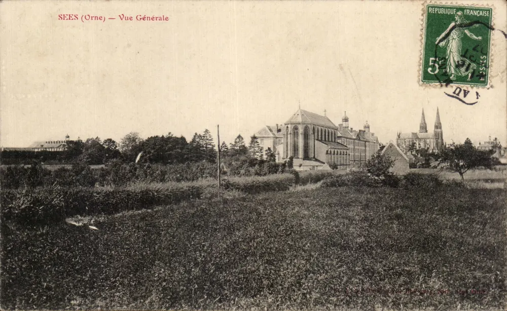 Sees (Orne) — Vista Geral — Editor: A. B. B. (Boulogne-Billancourt, n° 61) - Frente