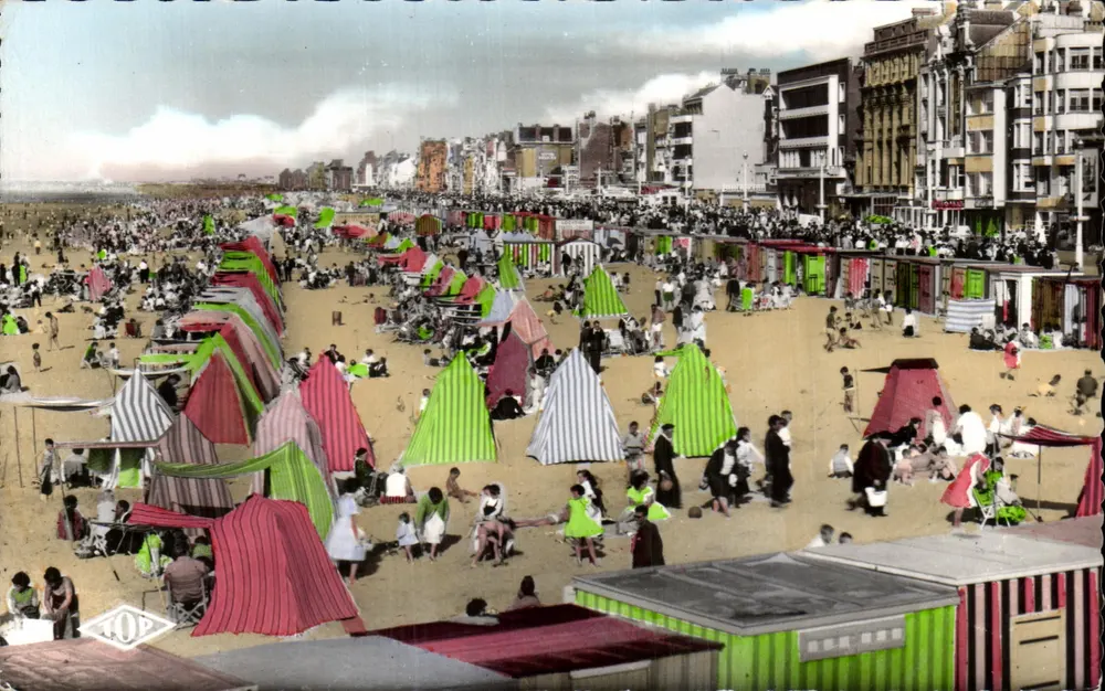 Malo-les-Bains — Perspektive auf den Strand — Edition J. TOP, n°59 - Vorderseite