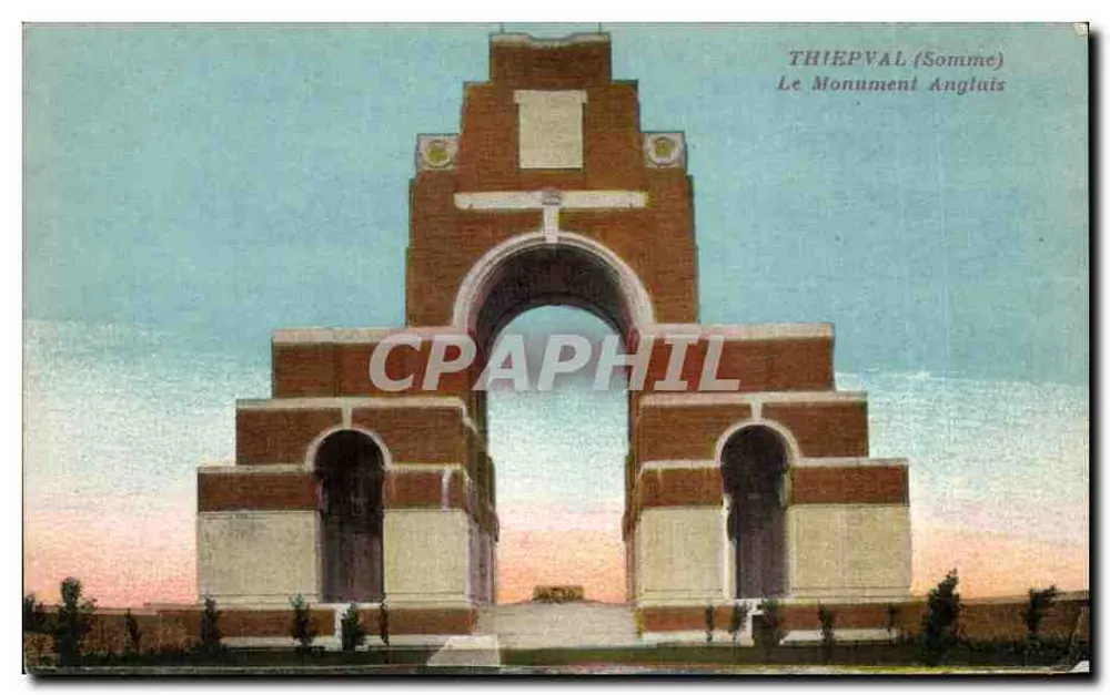 Thiepval (Somme) — Der englische Denkmal — G. Réant, Verlag, Paris - Vorderseite