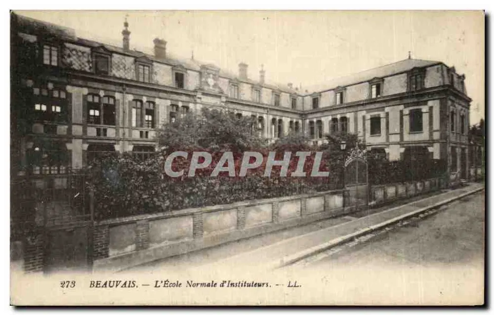 Beauvais — La Escuela Normal de Profesores — LL. n° 273 - Anverso