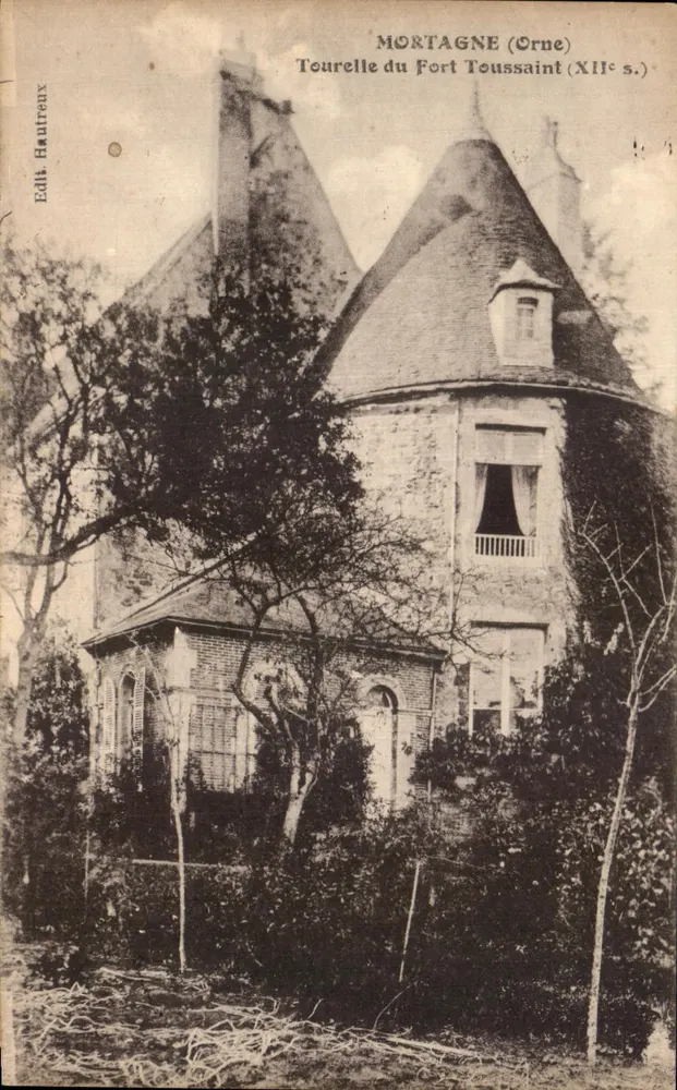 Mortagne (Orne) — Turm des Fort Toussaint (12. Jahrhundert) — Edit. Hautreux - Vorderseite