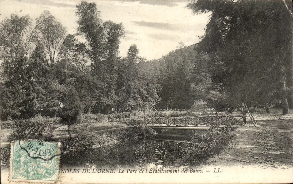 Noues de l'Orne — Der Park des Kurortes — LL. - Vorderseite