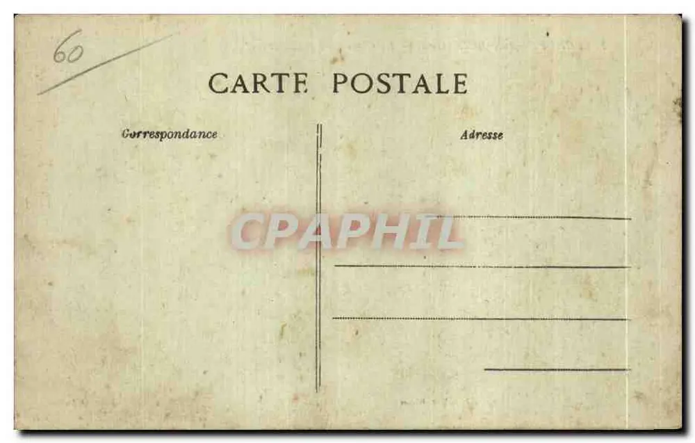 St-Crépin-aux-Bois (Oise) — Militärfriedhof von Offémont — Verlag: B. Destop - Rückseite